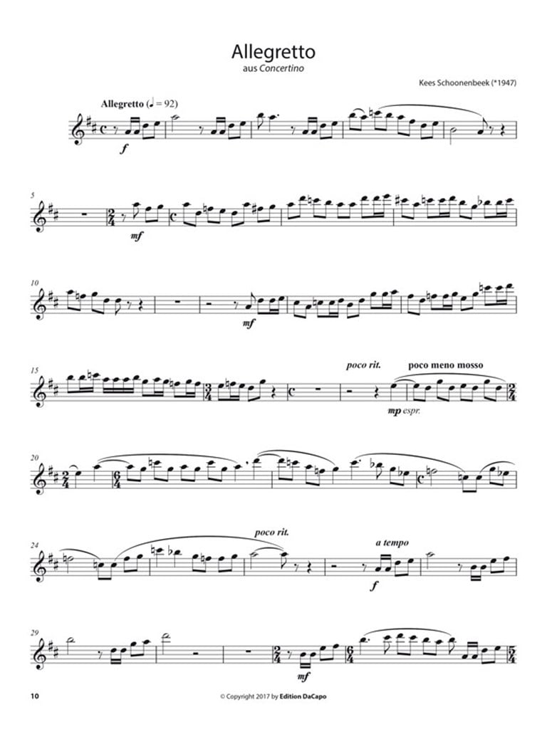 Da Capo Bühnenspaß Bronze - Altsaxophon